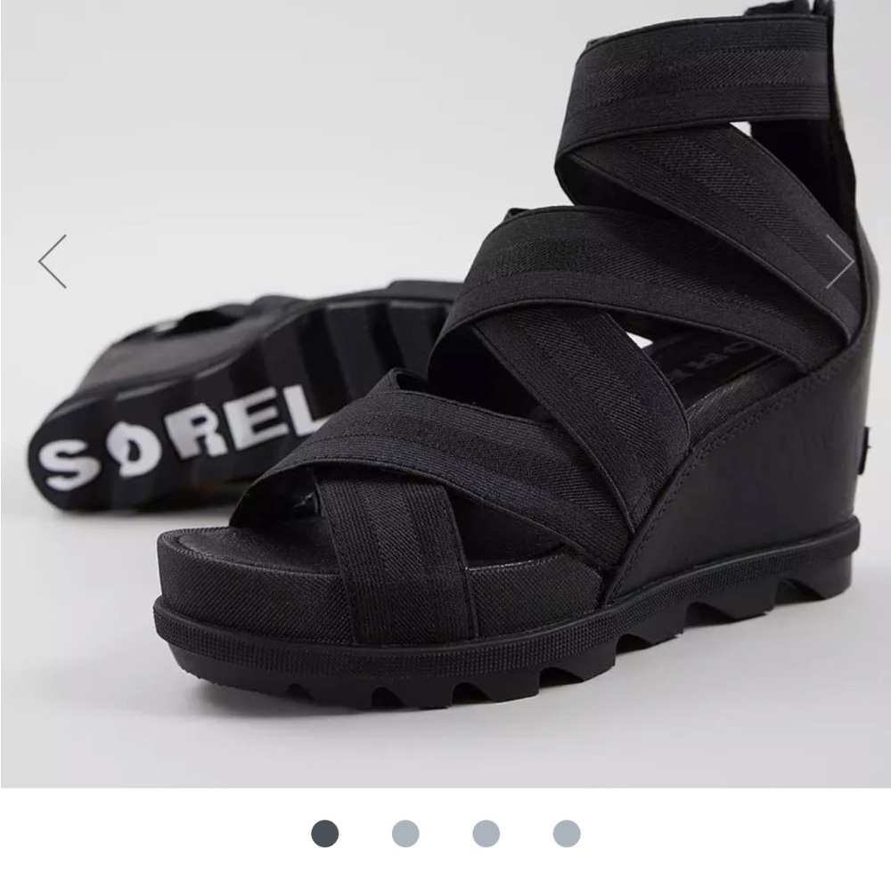 Joanie II Strap Black- Sorel Gladiator